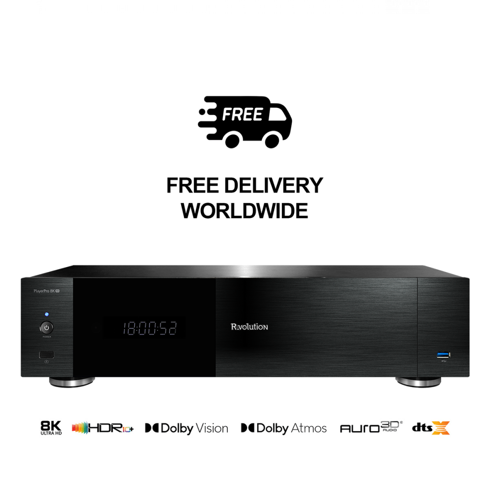 R_VOLUTION PLAYER PRO 8K TV