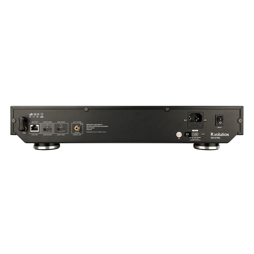 R_VOLUTION CHASSIS DIY-700 + SONY LECTEUR BLURAY UHD UBP-X700K  MULTI-REGIONS
