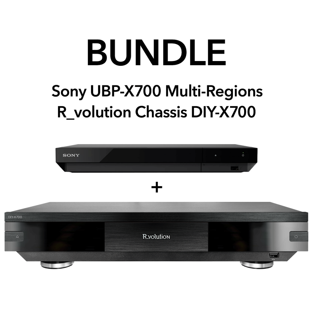R_VOLUTION CHASSIS DIY-700 + SONY LECTEUR BLURAY UHD UBP-X700K  MULTI-REGIONS