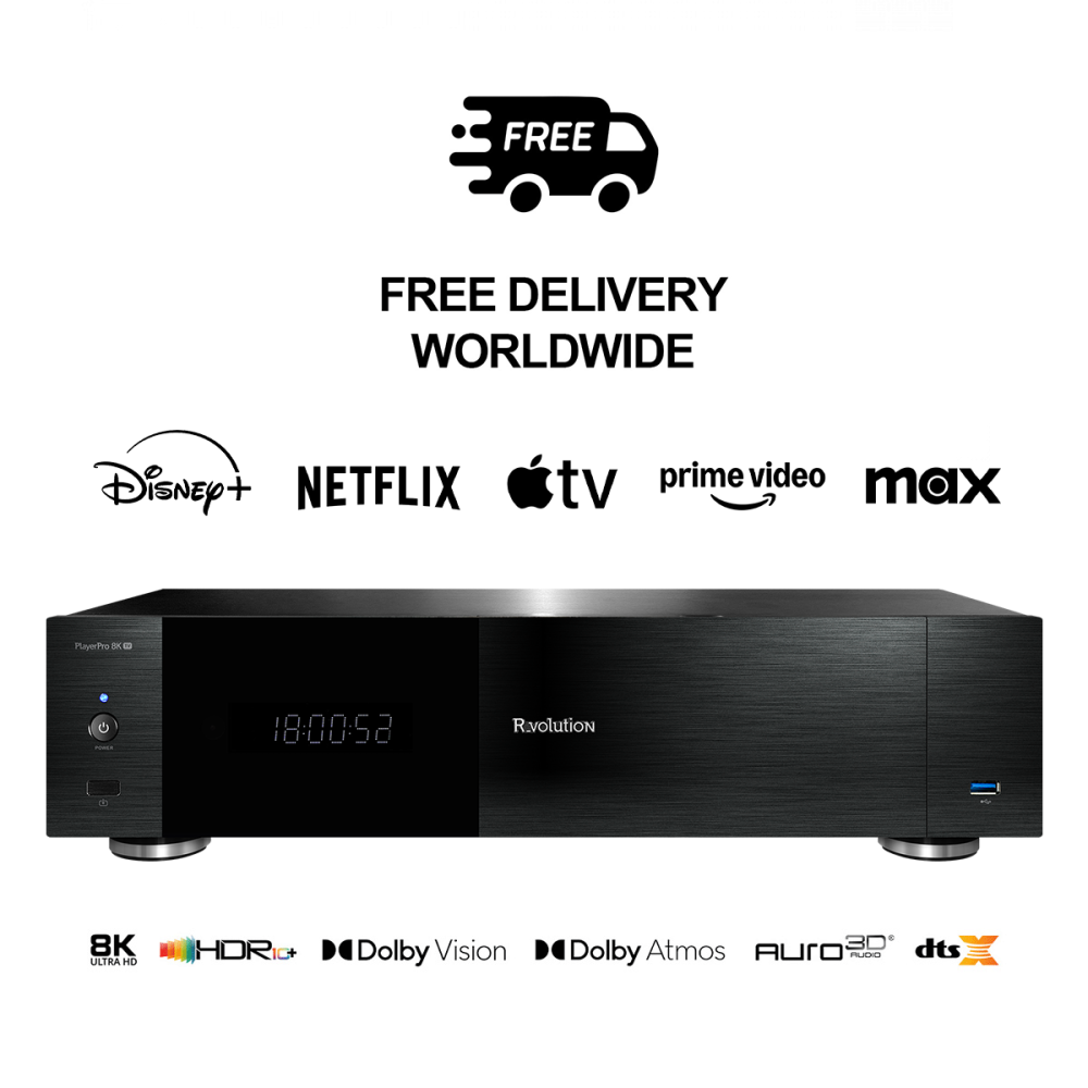 R_VOLUTION PLAYER PRO 8K TV