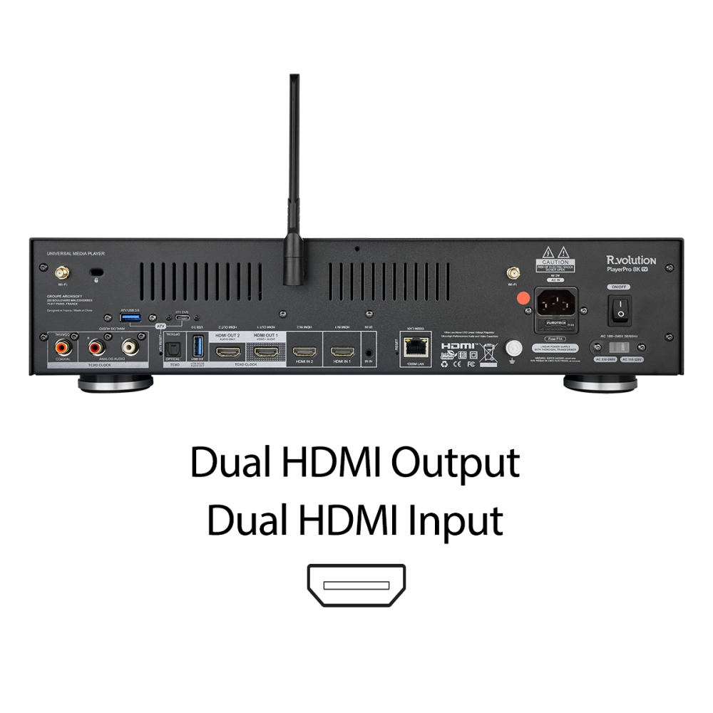 MODIFICATION AUTHENTIC CINEMA SIGNATURE EDITION POUR R_VOLUTION PLAYER PRO 8K TV