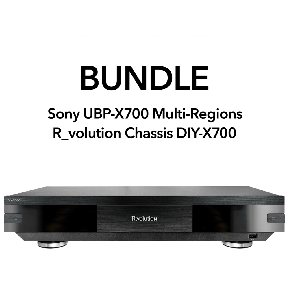 R_VOLUTION CHASSIS DIY-700 + SONY LECTEUR BLURAY UHD UBP-X700K  MULTI-REGIONS