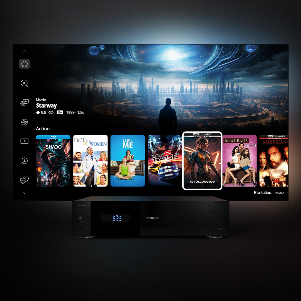 R_VOLUTION PLAYER PRO 8K TV RECONDITIONNÉ