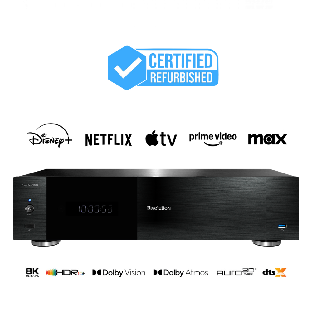 R_VOLUTION PLAYER PRO 8K TV RECONDITIONNÉ