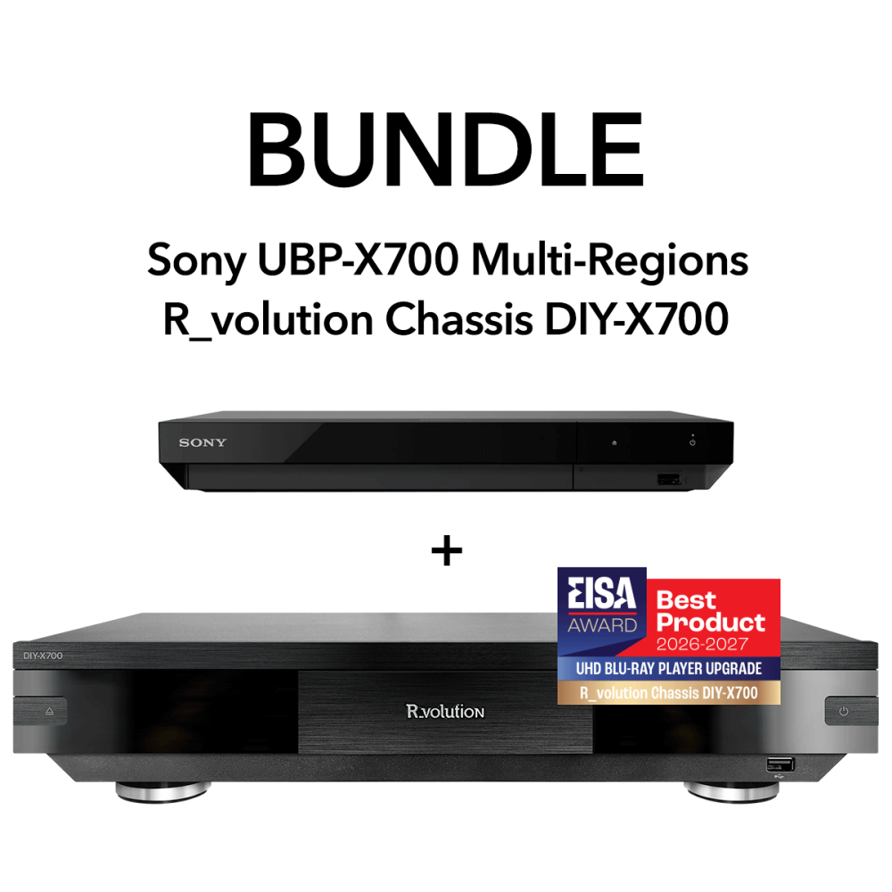 R_VOLUTION CHASSIS DIY-700 + SONY LECTEUR BLURAY UHD UBP-X700K  MULTI-REGIONS