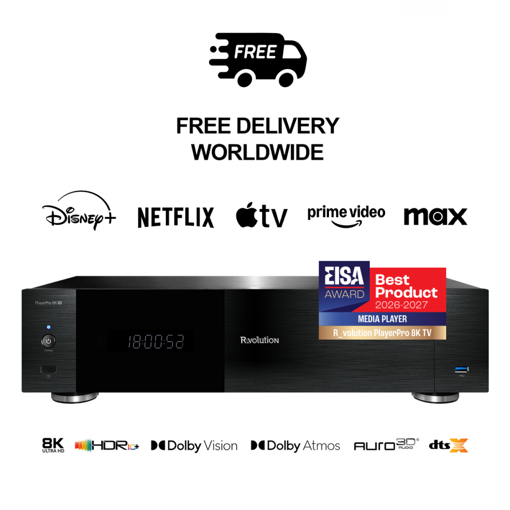 R_VOLUTION PLAYER PRO 8K TV