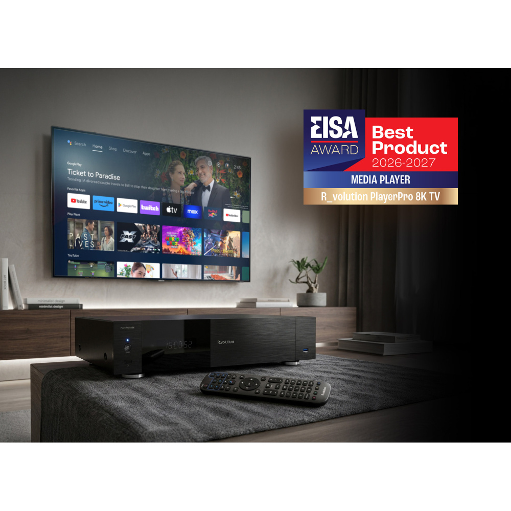 R_VOLUTION PLAYER PRO 8K TV